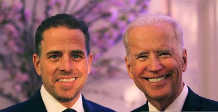 Hunter Biden, left, and Joe Biden. (Getty Images)