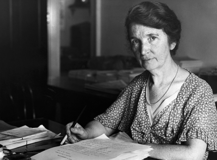 Margaret Sanger, a supporter of racial eugenics and the founder of Planned Parenthood.