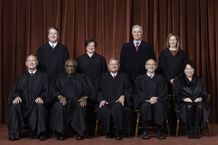 Members of the U.S. Supreme Court 2021. (Getty Images)