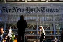 The New York Times building in Manhattan. (Photo by Eduardo MunozAlvarez /VIEWpress/Corbis via Getty Images)