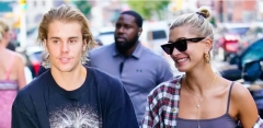 Justin Bieber and his wife, Hailey Baldwin. (Getty Images)