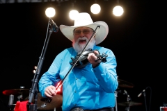 Charlie Daniels performs on "Fox & Friends" at FOX Studios on June 16, 2017 in New York City. (Photo credit: Taylor Hill/WireImage)