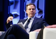 CNN's Jake Tapper speaks onstage at CNN's Jake Tapper in conversation with Bernie Sanders during SXSW at Austin Convention Center on March 9, 2018 in Austin, Tex. (Photo credit: Steve Rogers Photography/Getty Images for SXSW)