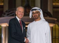 Vice President Joe Biden meets with Emirati Crown Prince Mohammed bin Zayed during a visit to the UAE in March 2016. (Photo: UAE Embassy, D.C.)