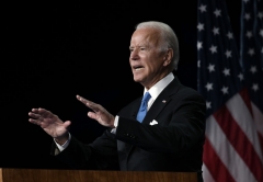Former vice-president and Democratic presidential nominee Joe Biden (Photo by OLIVIER DOULIERY/AFP via Getty Images)