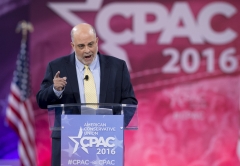 Conservative radio host Mark Levin speaks at the Conservative Political Action Conference (CPAC). (Photo credit: SAUL LOEB/AFP via Getty Images)