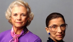 Former Associate Justices of the U.S. Supreme Court Sandra Day O'Connor and Ruth Bader Ginsburg. (Getty Images)