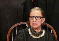 Associate Justice Ruth Bader Ginsburg poses for the official photo at the Supreme Court on November 30, 2018. (Photo by MANDEL NGAN/AFP via Getty Images)