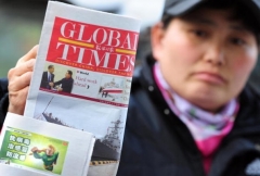 Global Times is an organ of the Chinese Communist Party (Photo by Frederic J. Brown/AFP via Getty Images)