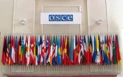Flags of the 57 OSCE participating countries. (Photo: OSCE/Mikhail Evstafiev)