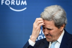 Former Secretary of State John Kerry attends the World Economic Forum in Davos in 2019. President Biden has appointed him special presidential envoy for climate. (Photo by Fabrice Coffrini/AFP via Getty Images)