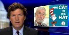 Fox News host Tucker Carlson discusses the Dr. Seuss racism controversy. (Photo credit: YouTube/Fox News)