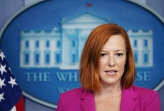 White House Press Secretary Jen Psaki speaks during the daily press briefing on October 22, 2021, in the Brady Briefing Room of the White House in Washington, DC. (Photo by MANDEL NGAN/AFP via Getty Images)