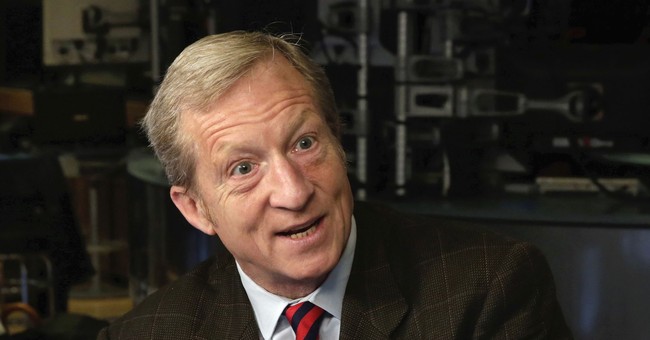 He's Out - Tom Steyer Leaves the Race, But Hopefully the Billionaire Will Still Be Able to Fight His Fingered Foe: Disproportionate Wealth